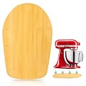 Compatible with Kitchen aid 4.5-5 Qt Bamboo Mixer Slider - Appliance Slider for Tilt Head Kitchen aid Stand Mixer Artisan, Countertop Storage Mover Sliding Tray (4.5-5 Qt with Foot Slot - Natural)