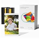 Compatible with Liene Amber M100/M110 4x6" 80 Photo Paper &amp; 2 Ink Cartridge