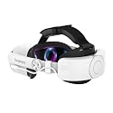 TRANSNOVO Compatible with Oculus Quest 2 6000mAh Battery Head Strap, One-Button Retractable Design,Quest 2 Accessories for Meta Quest 2 Head Strap