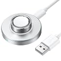 Compatible with O-ra Ring Gen 4 Charger (Size 11), Fast and Safe Charging Dock with USB-C Cable, Silicone Anti-Slip Base Design, Essential for O-ra Ring 4 Users (Silver)