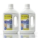 Compatible with Shark VACMOP VM252 Cordless Cleaner Multi-Surface Floor Cleaner 1L Cleaning Solution for Sealed Hardwood Tile Laminate Floors Spring Fresh Scent(2 bottle)