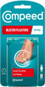 Compeed Fast Healing Plasters for Blister on Finger Rubbing Protection from Shoe Bite while Walking, Running or Trekking,Pack of 8 for Men,Women n Kids Adhesive Band Aid
