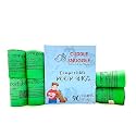 Compostable Dog Poop Bags, 90 Count (6 Rolls) | Leak-Proof, Extra Thick, Biodegradable Waste Bags | Eco-Friendly Pet Cleanup | Potty Picker Bags for Dogs |(Green/Red)
