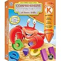 Comprehensive Curriculum of Basic Skills Kindergarten Workbook, Math, Reading, Writing, Alphabet, Colors, Shapes, Patterns, Time, Money, Classroom or Homeschool Kindergarten Curriculum