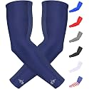 Compression Arm Sleeves, Youth &amp; Adult, Breathable Mesh Sports