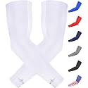 Compression Arm Sleeves, Youth &amp; Adult, Breathable Mesh Sports