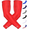 Compression Arm Sleeves, Youth &amp; Adult, Breathable Mesh Sports
