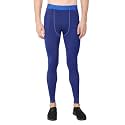 Compression Nylon Lycra Lower Leggings Tights Yoga Pants for Men Boys - Workout Gym Exercise Running Cycling Training - Full Leg Sleeves - Cold Weather Sports Inner - Skinny Fit