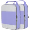 Compression Packing Cubes for Travel Packing Organizers, Mesh Purple, XL