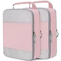 Compression Packing Cubes for Travel Packing Organizers, Mesh Pink, XL