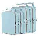 Compression Packing Cubes for Travel Packing Organizers, Blue, 2L+2XL