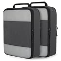 Compression Packing Cubes for Travel Packing Organizers, Mesh Black, XL