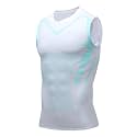 Compression Shirt Men Slimming Body Shaper Vest Crewneck Workout Tank Top