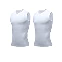 Compression Shirt Men Slimming Body Shaper Vest Crewneck Workout Tank Top