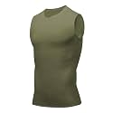 Compression Shirt Men Slimming Body Shaper Vest Crewneck Workout Tank Top