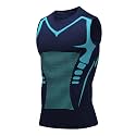 Compression Shirt Men Slimming Body Shaper Vest Crewneck Workout Tank Top