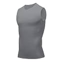 Compression Shirt Men Slimming Body Shaper Vest Crewneck Workout Tank Top