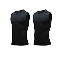 Compression Shirt Men Slimming Body Shaper Vest Crewneck Workout Tank Top