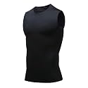 Compression Shirt Men Slimming Body Shaper Vest Crewneck Workout Tank Top