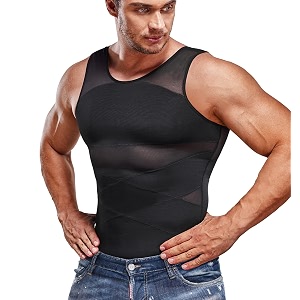 Compression Shirt for Men Slimming Undershirt Body