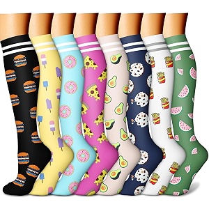 Compression Socks 7 Pairs 15-20 mmhg is