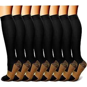 Compression Socks 7 Pairs 15-20 mmhg is