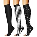 Compression Socks (7 Pairs), 15-20 mmhg is BEST Graduated Athletic &amp; Medical for Men &amp; Women, Running, Flight, Travel, Nurses, Pregnant - Boost Performance, Blood Circulation