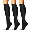 Compression Socks (7 Pairs), 15-20 mmhg is BEST Graduated Athletic &amp; Medical for Men &amp; Women, Running, Flight, Travel, Nurses, Pregnant - Boost Performance, Blood Circulation