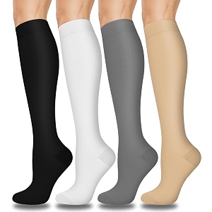 compression socks for women amp men1378 pack - best for runningmedicalnursetravelcycling-20-30mmhg