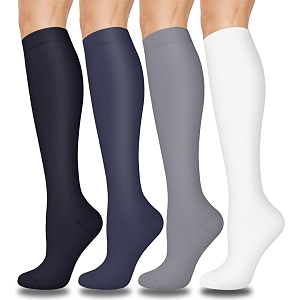 compression socks for women amp men1378 pack - best for runningmedicalnursetravelcycling-20-30mmhg