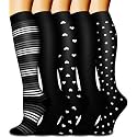Compression Socks for Women &amp; Men Circulation (6 Pairs) 15-20 mmHg is Best Support for Athletic Running,Nurse