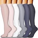 Compression Socks for Women &amp; Men Circulation (6 Pairs) 15-20 mmHg is Best Support for Athletic Running,Nurse