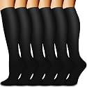 Compression Socks for Women &amp; Men Circulation (6 Pairs) 15-20 mmHg is Best Support for Athletic Running,Nurse