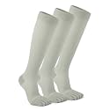Compression Toe Socks for Men Women 15-20 mmHg for Long Hours Standing,Knee High Circulation Support Socks