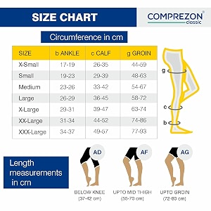 Comprezon Classic Lycra Medical Compression Stockings
