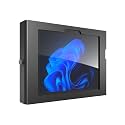Compulocks Surface Go 1-4 Apex Enclosure Wall Mount, Heavy Duty Secure and Stylish Tablet Mounting Solution with Lockable Design – Ideal for Home, Office, Schools, and Hospitals - Black