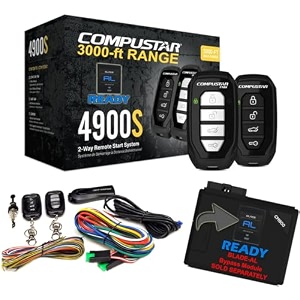 compustar compustar cs4900-s 4900s 2-way remote start and keyless entry system with 3000-ft range