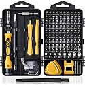 Computer Repair Kit, 122 in 1 Magnetic Laptop Screwdriver Kit, Precision Screwdriver Set, Small Impact Screw Driver Set with Case for Computer, Laptop, PC, for iPhone, Watch, Ps4 DIY Hand Tools