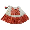 Girls South Indian Pattu Pavadai | Traditional Jacquard Silk Lehenga Choli Set