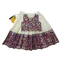 Girls South Indian Pattu Pavadai | Traditional Jacquard Silk Lehenga Choli Set