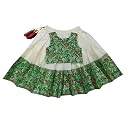Girls South Indian Pattu Pavadai | Traditional Jacquard Silk Lehenga Choli Set