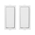 CONA 9251 Status 1 Way Modular Switch 6A White, Pack of 2 |Electric Switches|ISI Marked One Way Modular Switch for Home, Office, Shop,etc