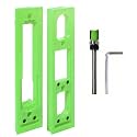 Concealed Door Hinge Installation Kit with Guide Template Jig