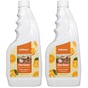 Concentrate Floor Cleaner for All Robot Vaccum and Mop, Wet Dry Vacuums, for Roborock, Tineco, Dreame, Ecovacs, iRobot, Narwal, Shark, Bissell Mops, 16.9 FL.oz, Dilution Ratio 1:200, Orange Scent