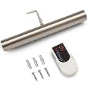 Concepdesigns Picture Light, Battery Operated Picture Light, Dimmable Wireless Picture Lights for wall, Art Light, Library Light Battery Operated with Remote Control - 18 inches, Satin Nickel