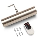 Concepdesigns Picture Light, Battery Operated Picture Light, Dimmable Wireless Picture Lights for Wall, Art Light, Library Light Battery Operated with Remote Control - 11.5 inches, Satin Nickel