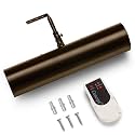 Concept Lighting 103L Cordless LED Picture Light, 11.5-Inch, Black