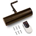 Concepdesigns Picture Light, Battery Operated Picture Light, Dimmable Wireless Picture Lights for wall, Art Light, Library Light Battery Operated with Remote Control - 7.75 inches, Black