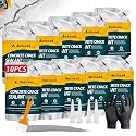 Concrete Crack Filler, Cement Crack Filler, Self-Leveling Concrete Crack Repair Filler, High-Elasticity Waterproof Caulking Glue for Driveways, Walkways, Patios, and Driveway Crack Repair– 10 PCS