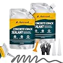 Concrete Crack Filler, High Elasticity Cement Crack Repair Sealant, Self-Leveling Waterproof Caulking Glue for Driveways, Walkways, Patios, Outdoor Concrete Joint Repair-2 PCS